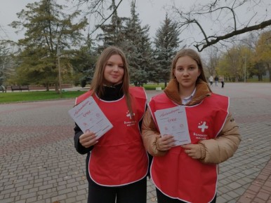 Будьте здоровы: в Мелитополе прошла акция по профилактике ОРВИ