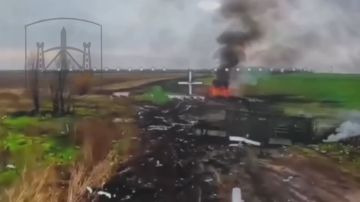 Противник продолжает застревать в разбитых осадками дорогах Запорожской области, за что и получает