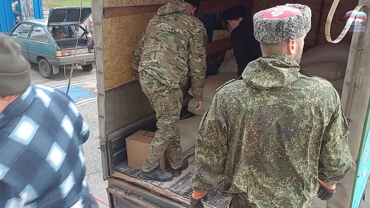 Три тонны муки для Долинского: помощь от Бердянского казачества