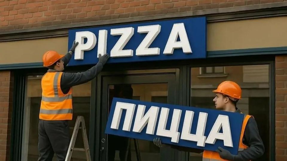 Все вывески в России с марта 2026 года должны быть на русском языке