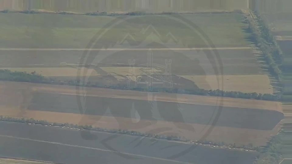 Уничтожение украинской колесной САУ Богдана севернее Орехова Запорожской области