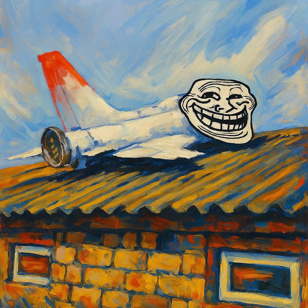 В Молдавии с утра стебутся над ВСУ, которые уложили Z-дрон на шиферную крышу В Молдавии с утра стебутся над ВСУ, которые уложили Z-дрон на шиферную крышу