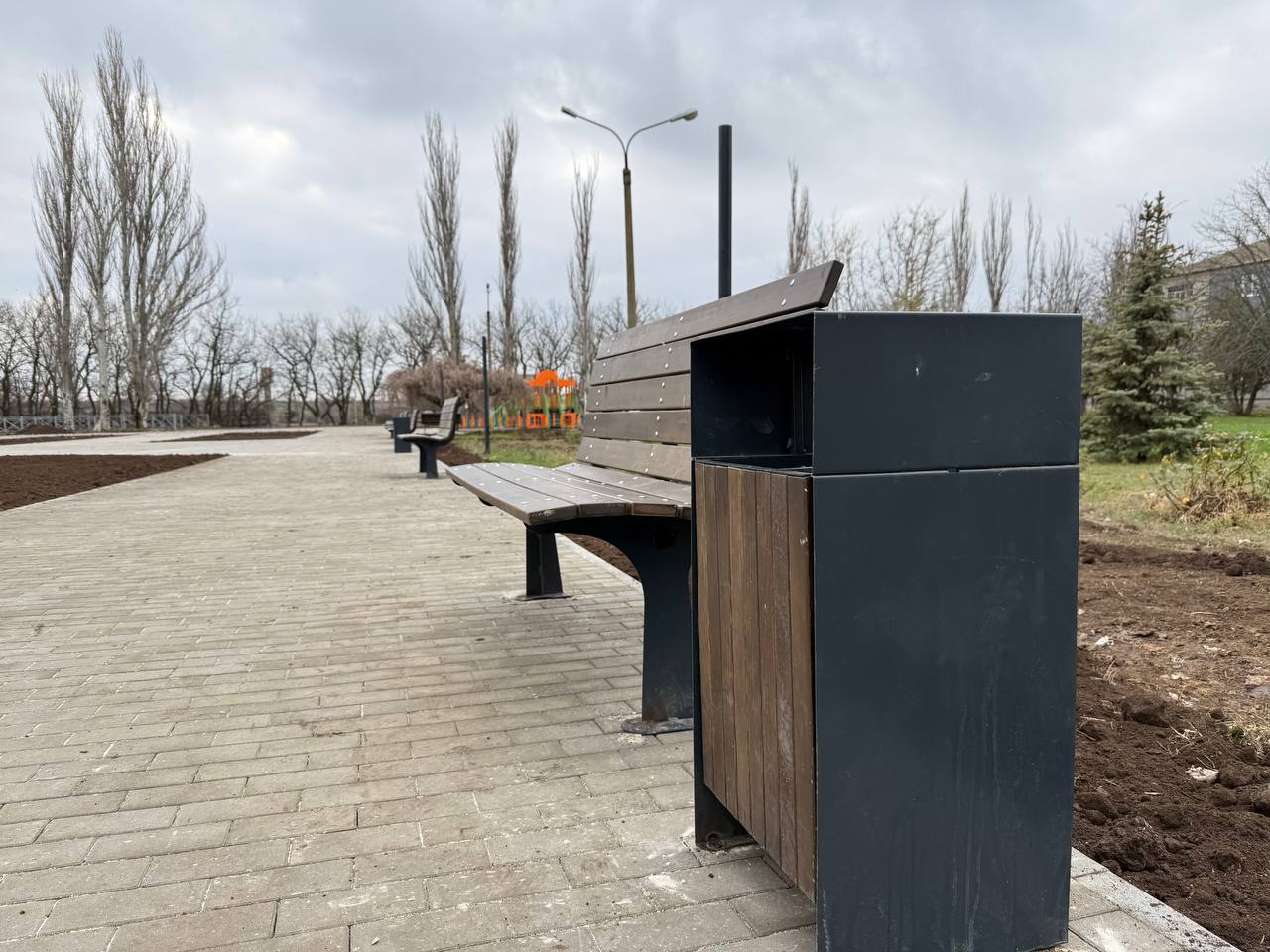 Благоустройство общественной территории возле Дома культуры выходит на финишную прямую Благоустройство общественной территории возле Дома культуры выходит на финишную прямую