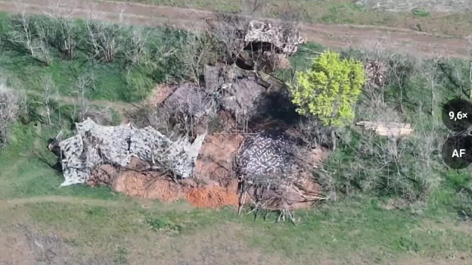 Операторы ударных БПЛА «Молния-2» группировки войск «Днепр» поразили здания с личным составом и пункт управления БПЛА противника в Запорожской области