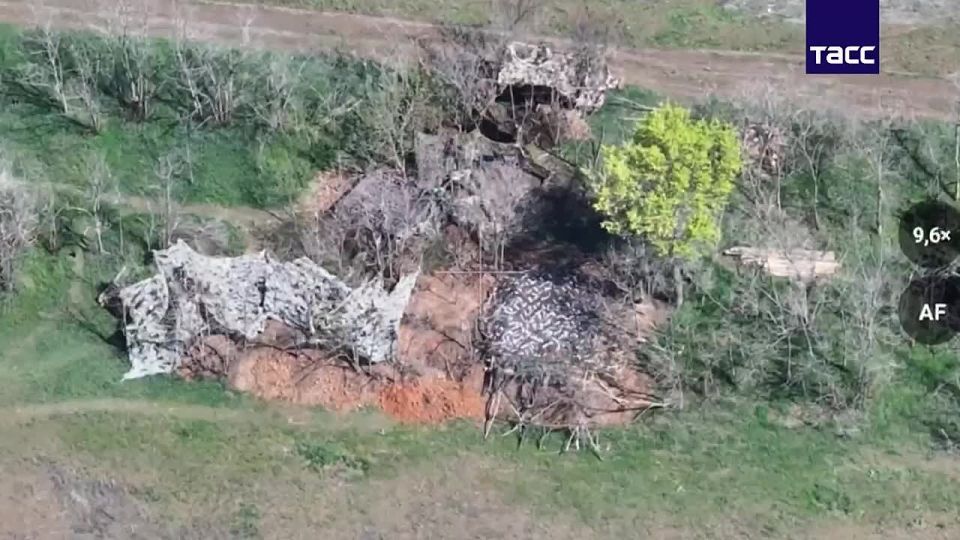 Работа ударными дронами «Молния-2» по украинской пехоте в Запорожской области