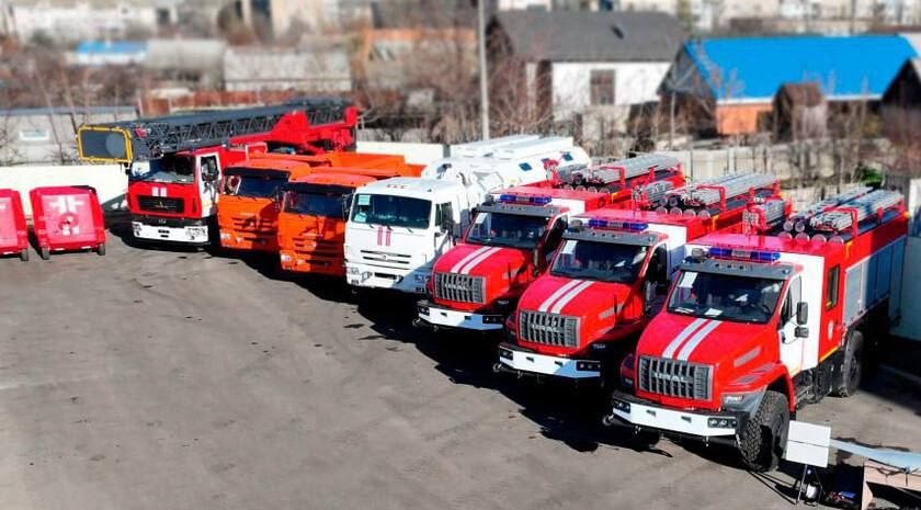 Подразделения МЧС России по Запорожской области получили новую спецтехнику