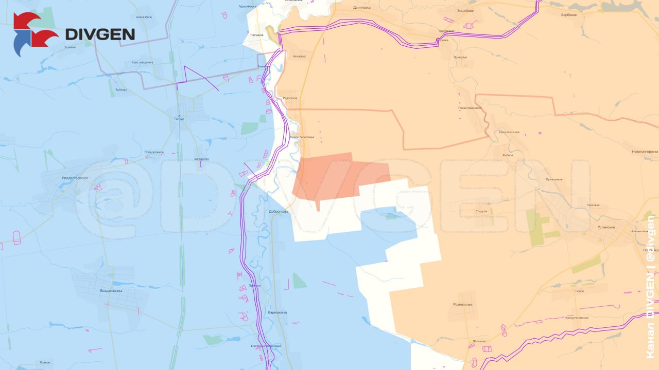 Бойцы 36-й армии начали бои за Доброполье севернее Гуляйполя, сообщает "DivGen"