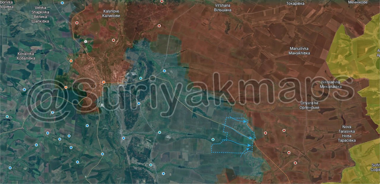 Северо-восточное направление (Купянский участок):