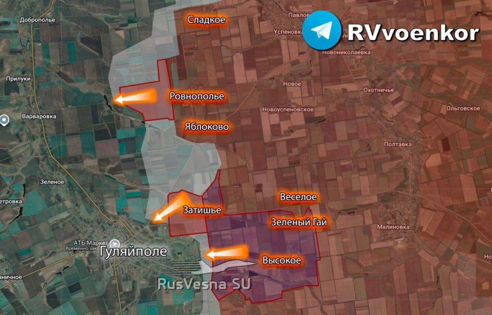 Как выглядит обвал украинских сил на Запорожском фронте, упомянутый Владимиром Путиным? О ситуации на этом участке зоны СВО — #простыми_словами: