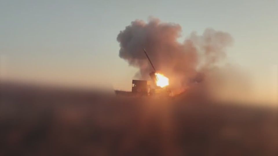 Артиллерийский расчет РСЗО «Ураган» группировки войск «Восток» уничтожил скопление пехоты ВФУ в Запорожской области