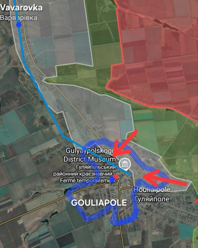 НА ФРОНТЕ ГУЛЯЙПОЛЯ. Предыдущий пост о Гуляйполе На южном фронте российские войска смогли продвинуться глубже в восточные кварталы Гуляйполя