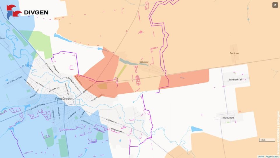 Подразделения ГВ "Восток" вошли в северную часть Гуляйполя