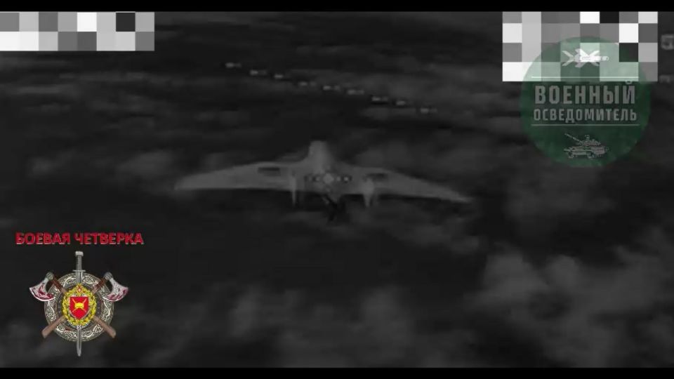 Работа дронов-перехватчиков операторов 4-й военной базы в районе города Орехов на Запорожском направлении Работа дронов-перехватчиков операторов 4-й военной базы в районе города Орехов на Запорожском направлении