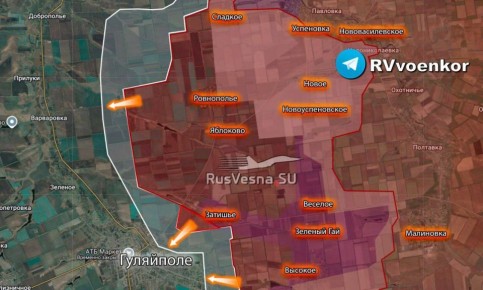 Обвал запорожского фронта продолжается: Армия России штурмует Гуляйполе: