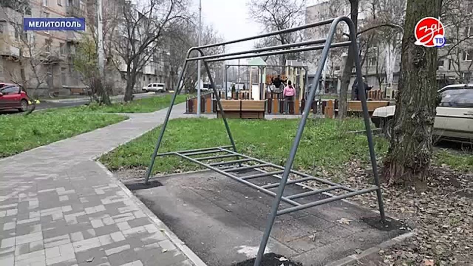Ещё один благоустроенный двор появился в Мелитополе