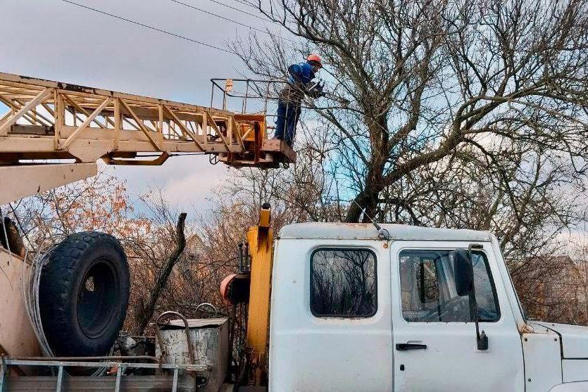 Михайловский район — расчистка воздушной линии