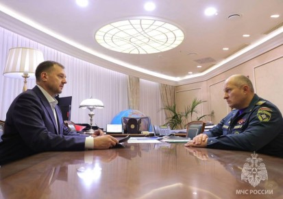 Евгений Балицкий: Провели рабочую встречу с министром Российской Федерации по делам гражданской обороны, чрезвычайным ситуациям и ликвидации последствий стихийных бедствий, генерал-полковником Александром Вячеславовичем...