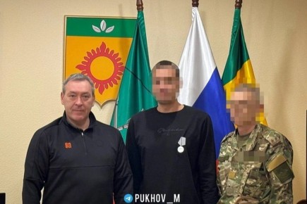 Участник СВО из Энергодара награжден медалью «За отвагу»