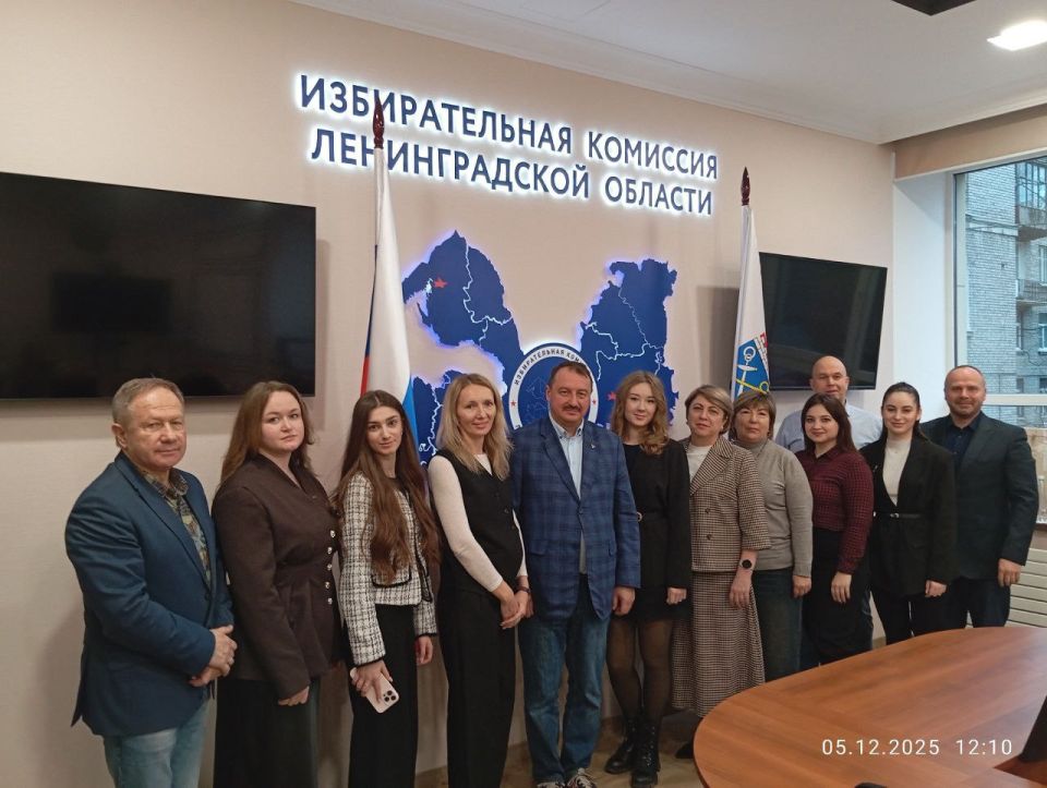 Сегодня Избирательная комиссия Запорожской области посетила Избирательную комиссию Ленинградской области
