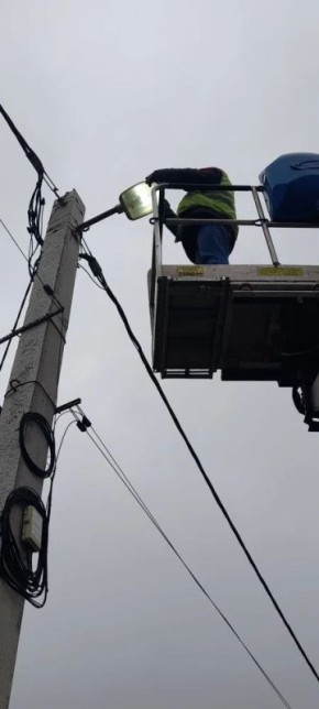 Модернизация освещения в Новопетровке