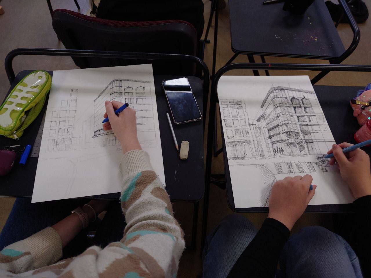 6 ноября 2025 года, в Мелитопольской детской художественной школе для обучающихся 5 класса был проведен мастер-класс ( преподаватель Засыпкин Дмитрий Александрович) 6 ноября 2025 года, в Мелитопольской детской художественной школе для обучающихся 5 класса был проведен мастер-класс ( преподаватель Засыпкин Дмитрий Александрович)