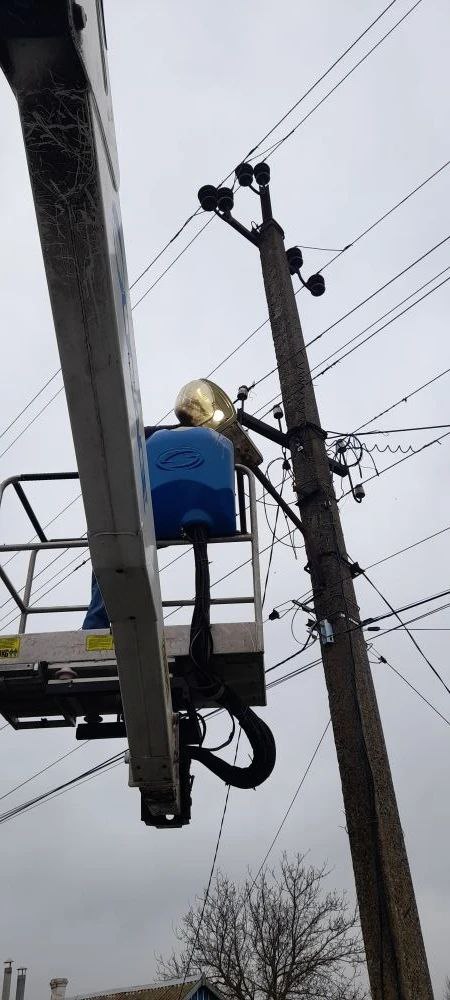 Обновление уличного освещения в селе Осипенко Обновление уличного освещения в селе Осипенко