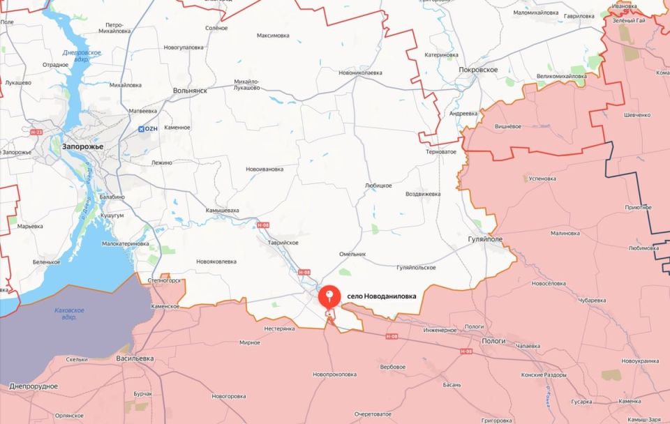 Минобороны РФ: за сутки освобождены Новоданиловка и Червоное