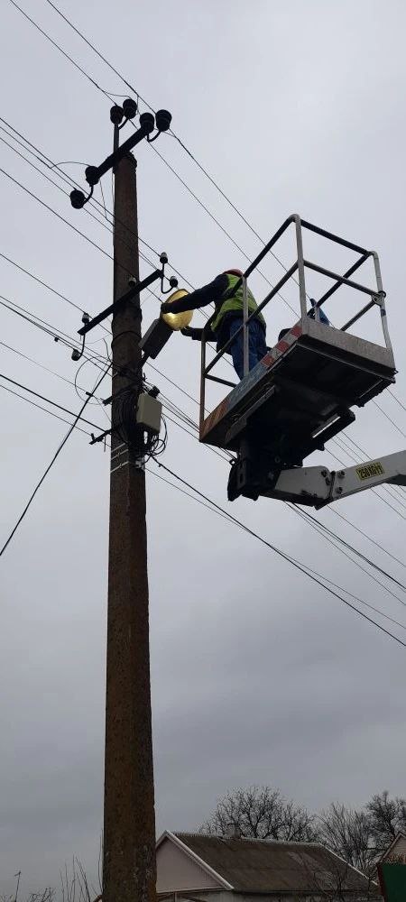 Обновление уличного освещения в селе Осипенко Обновление уличного освещения в селе Осипенко