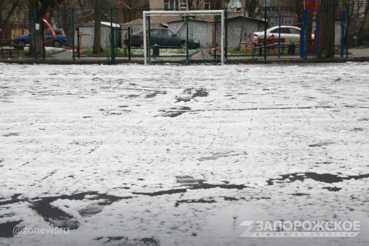 В Энергодаре выпал первый снег В Энергодаре выпал первый снег