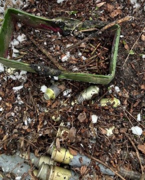 Сотрудниками полиции Запорожской области был выявлен крупный схрон с боеприпасами