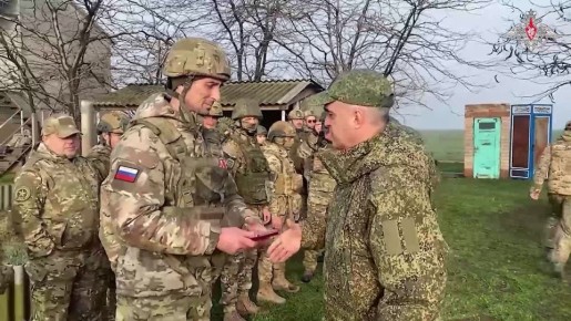 Добровольцам отряда «БАРС-37» группировки войск «Днепр» вручили государственные и ведомственные награды за проявленные мужество, отвагу и героизм в ходе выполнения боевых задач на Ореховском направлении