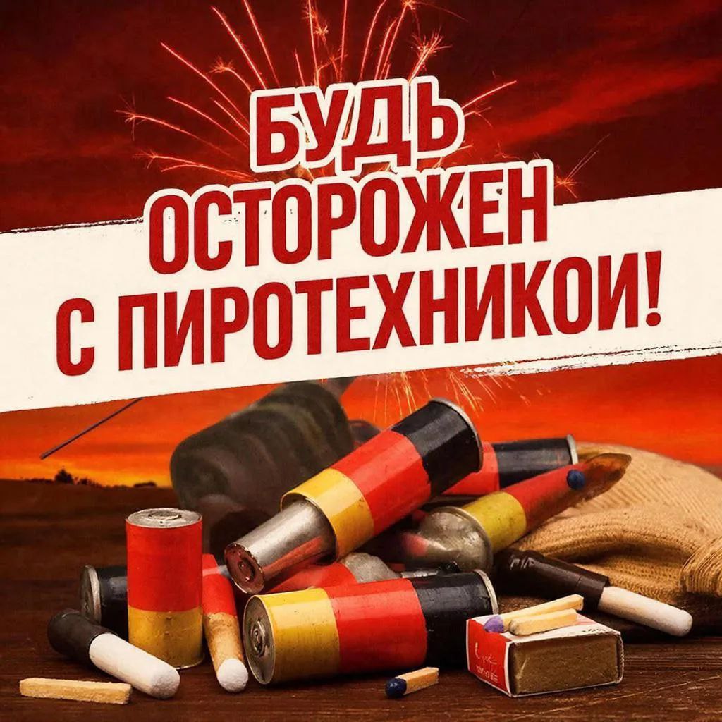 С наступлением периода зимних праздников активно используются пиротехнические изделия