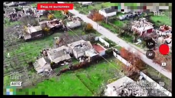 Объективный контроль уничтожения расчёта БПЛА петушинного подразделения "Птахи Мадяра" в н.п. Янтарное