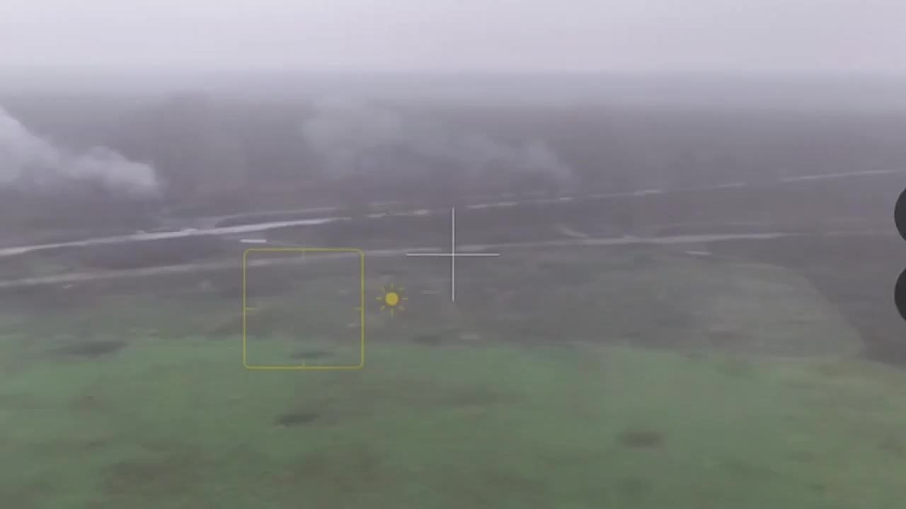 Очередной уничтоженный танк противника