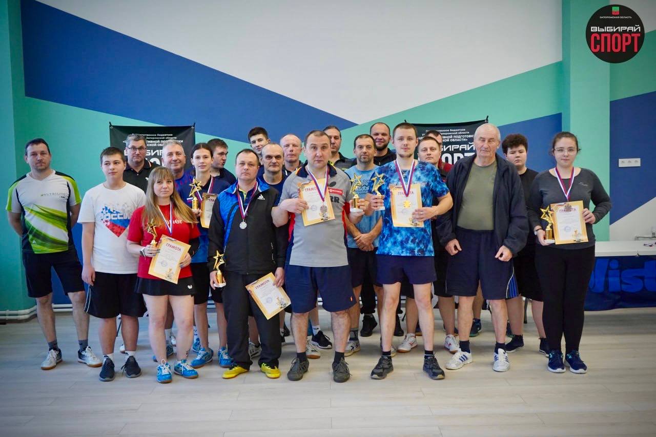 Турнир по настольному теннису прошел в Мелитополе