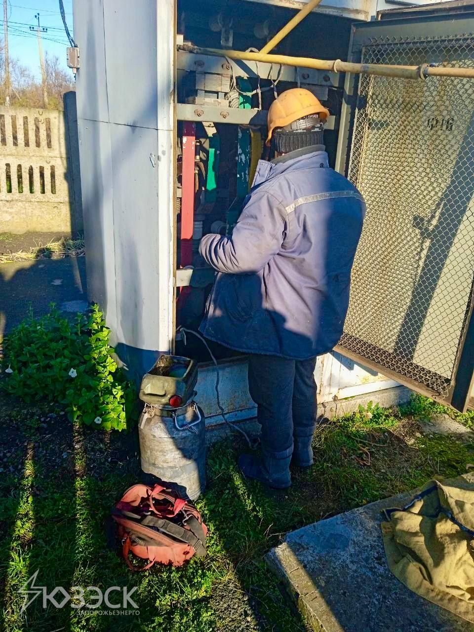 Акимовский район — ТО фидера, замена контактной группы, ремонт масляного выключателя