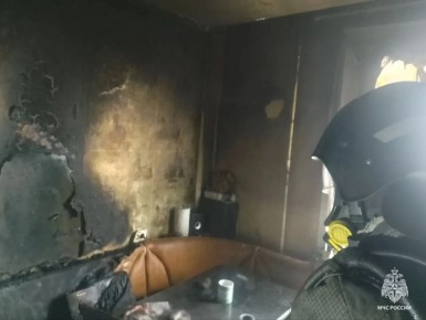 Короткое замыкание стало причиной пожара в Энергодаре