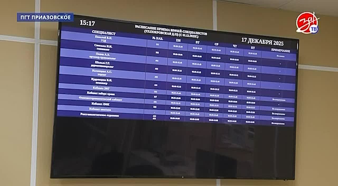 Приазовская центральная районная больница меняется к лучшему