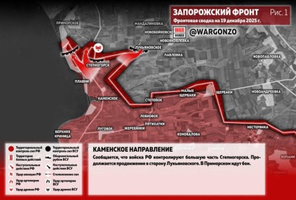 WarGonzo: Фронтовая сводка на утро 19.12.25
