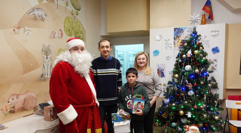 В Токмаке прошло новогоднее мероприятие для многодетных семей