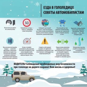 Памятка автолюбителям: как управлять автомобилем в гололед