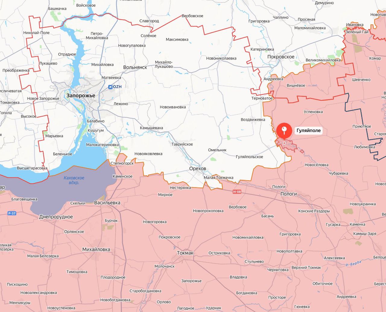 Министерство обороны России сообщает об освобождении населённых пунктов Гуляйполе и Степногорск Запорожской области Министерство обороны России сообщает об освобождении населённых пунктов Гуляйполе и Степногорск Запорожской области