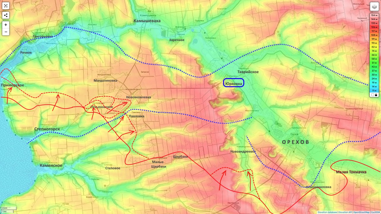 Запорожское направление (на 05.01.26): Новояковлевка