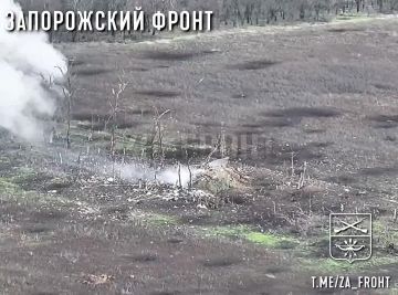 Запорожское направление. Наши дроноводы продолжают уничтожать технику и живую силу укровойнов в районе н.п.Щербаки