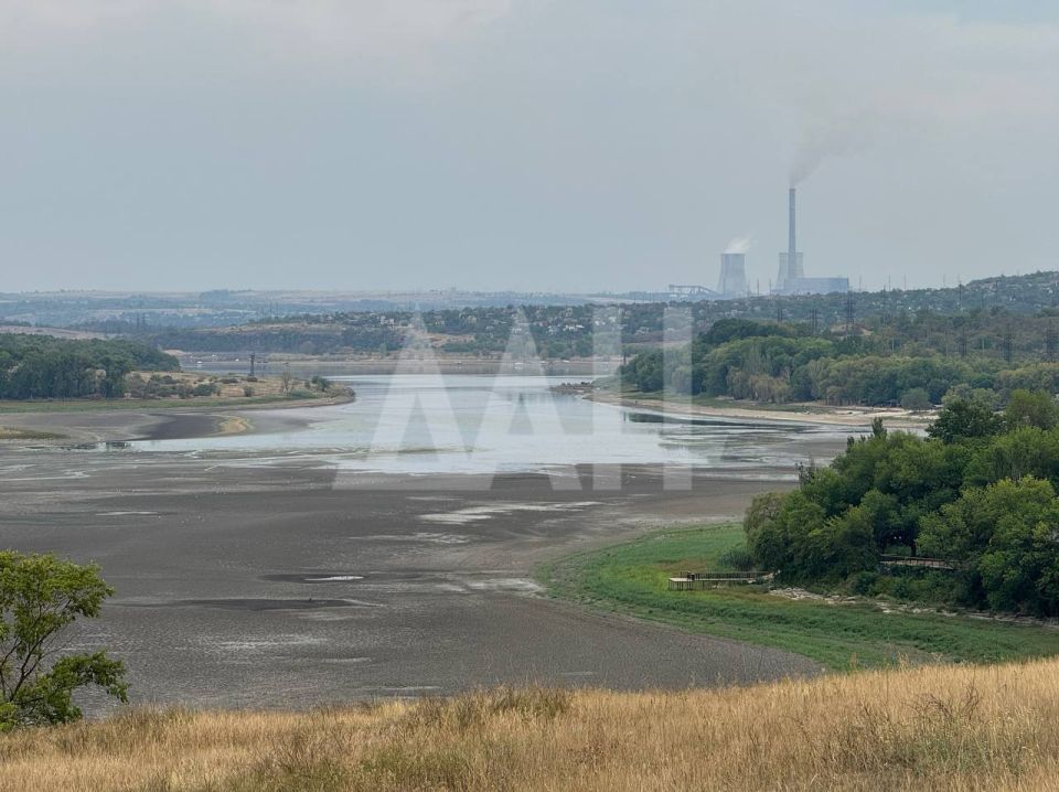 Вот так выглядит крупнейшее водохранилище Макеевки сегодня