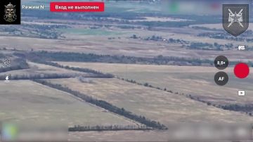 На Ореховском направлении противник не успел среагировать: экипаж танка 1430 гвардейского полка нанёс точный удар по позициям ВСУ