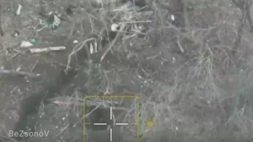 Уничтожение позиций ВСУ в Запорожской области ударами дронов "Молния"