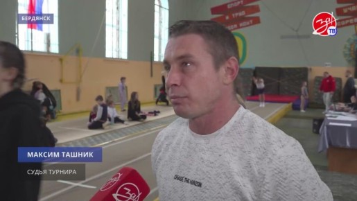 В Запорожской области прошло первенство по прыжкам на акробатической дорожке