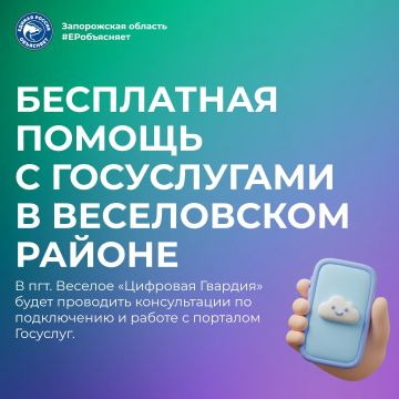 Консультация по подключению Госуслуг пройдет в Веселовском районе 14 января