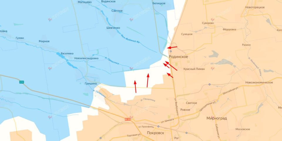 Сергей Лебедев: ДНР. Добропольское направление: продвижение на север от Покровска и контроль тыловых коммуникаций